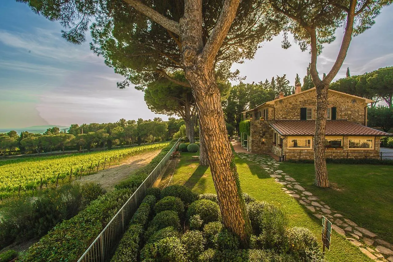 הוילה מליאנו אין טוסקנה Fattoria Di Magliano Winery בית חווה