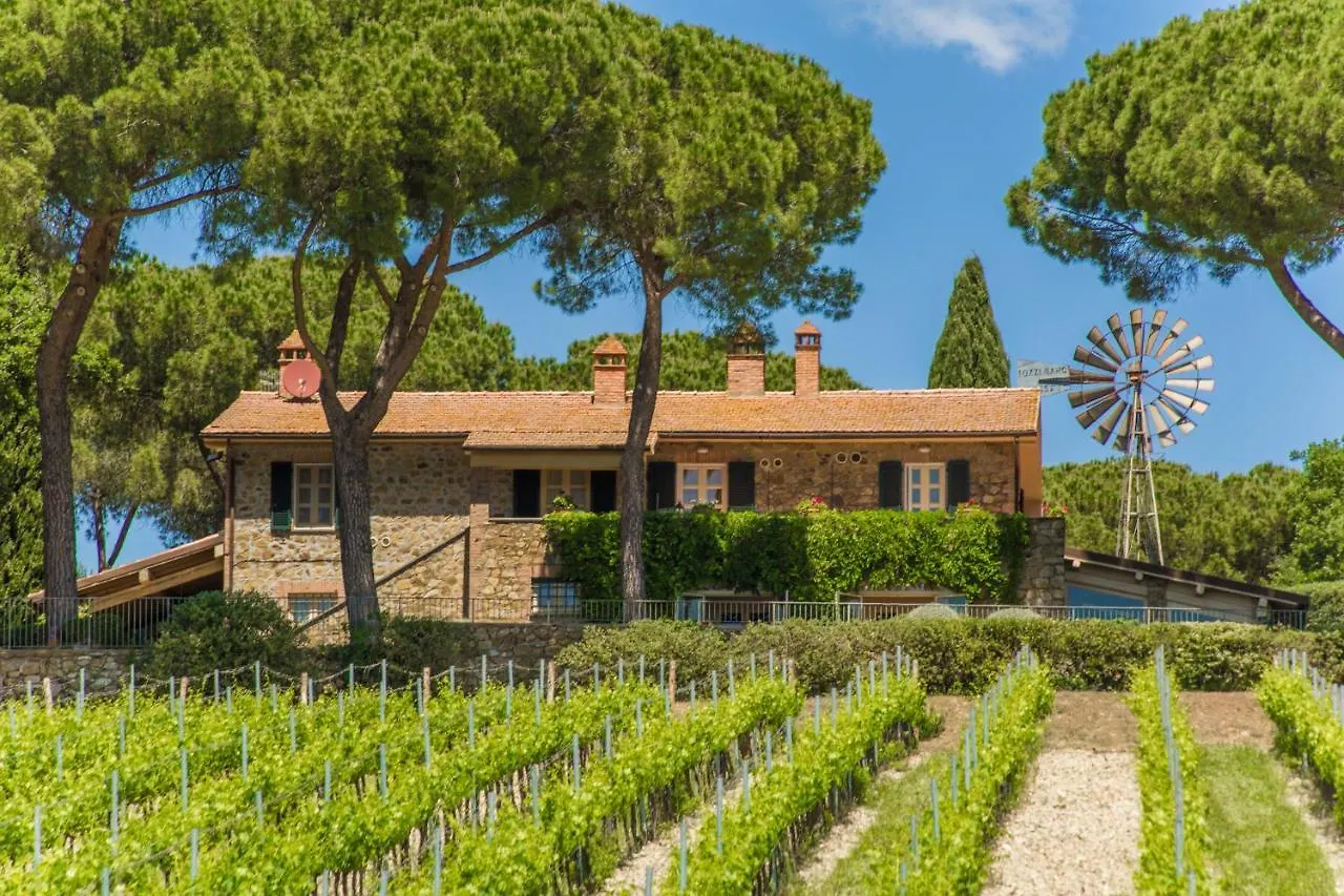 הוילה מליאנו אין טוסקנה Fattoria Di Magliano Winery בית חווה